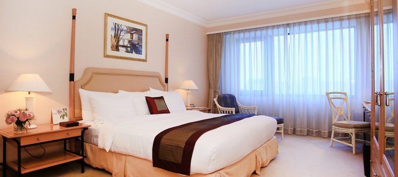 Phòng ngủ tại khách sạn Deawoo